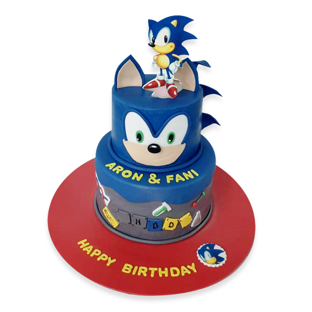 Cakes n Bakes by Rani - Sonic Cake Price Range: RM 150 1.5kg/6 inch round  cake - serves 12pax RM 180 1.8kg/7 inch round cake - serves 18 pax Option  for cake