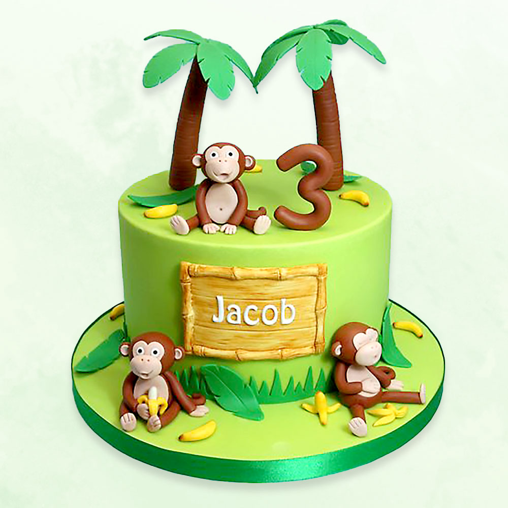 Monkey face cake 1 kg chocolate